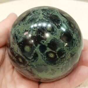 Large Polished Kambaba (Crocodile Jasper) Sphere - 69.3mm
